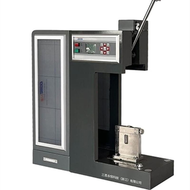 Plastic cantilever impact testing machine